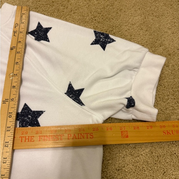 Lou & Grey White Star Print Sweatshirt - Picture 7 of 8